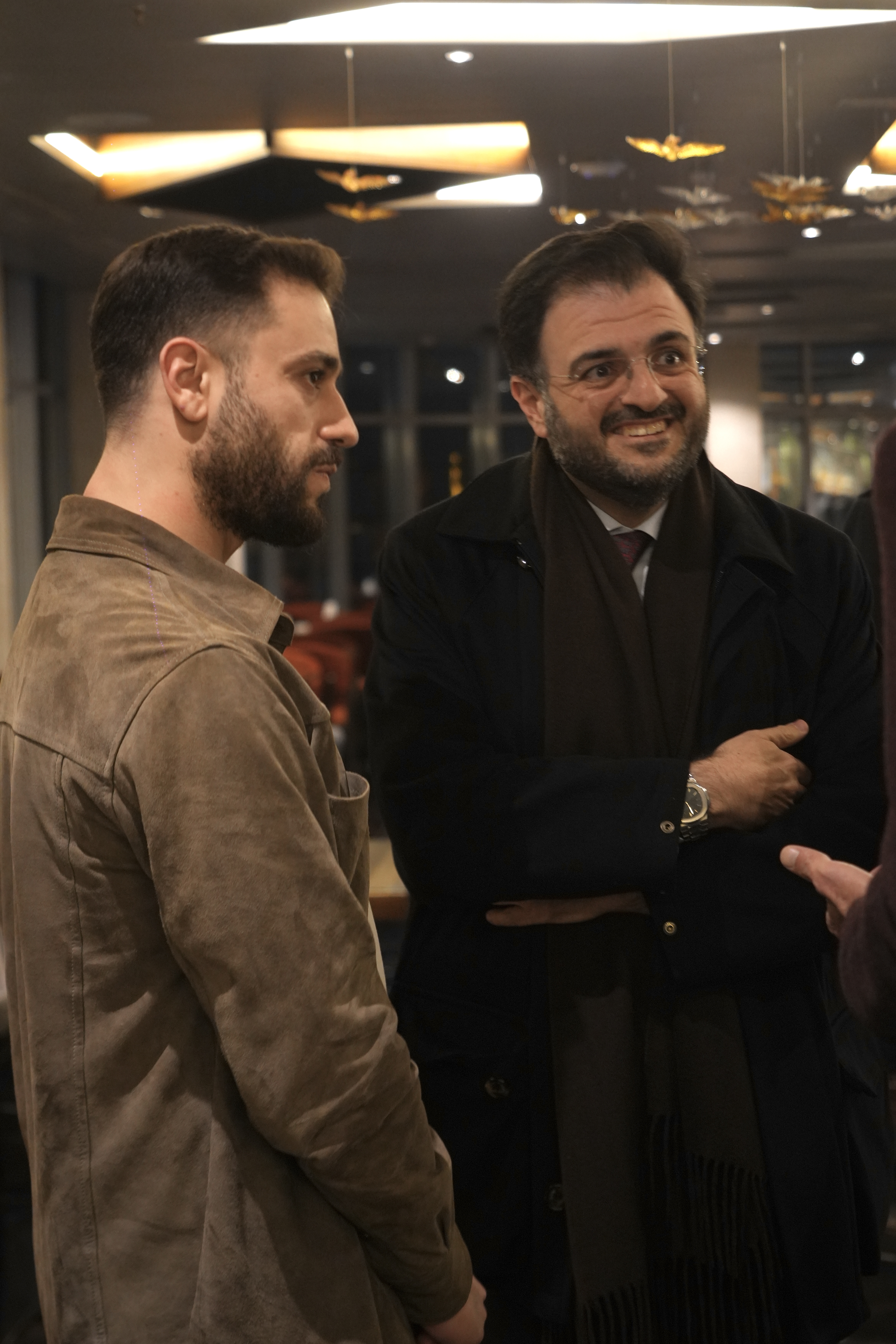 Founder Joe Jajati with Syrian Minister