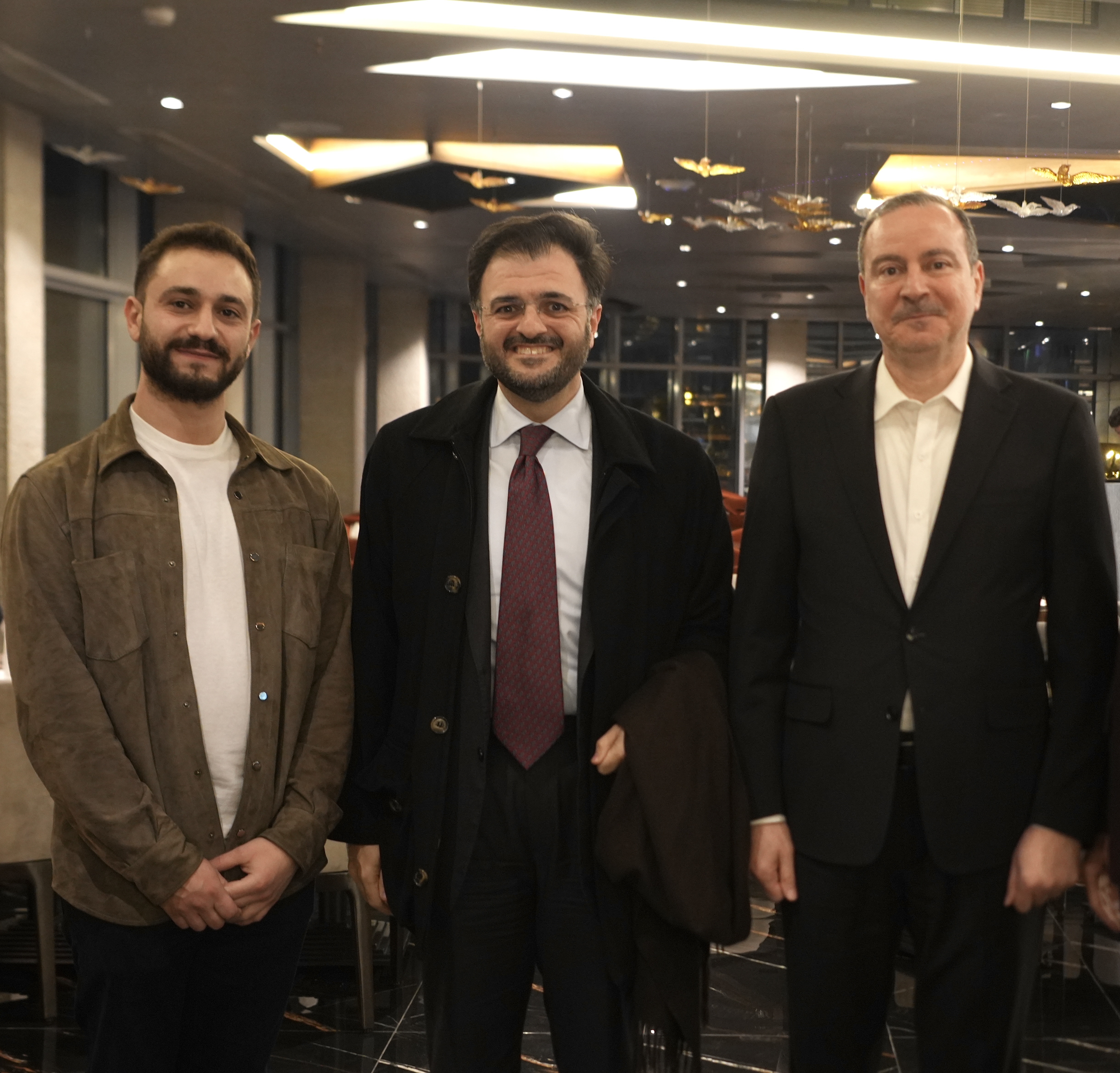 Founder Joe Jajati with Syrian government officials