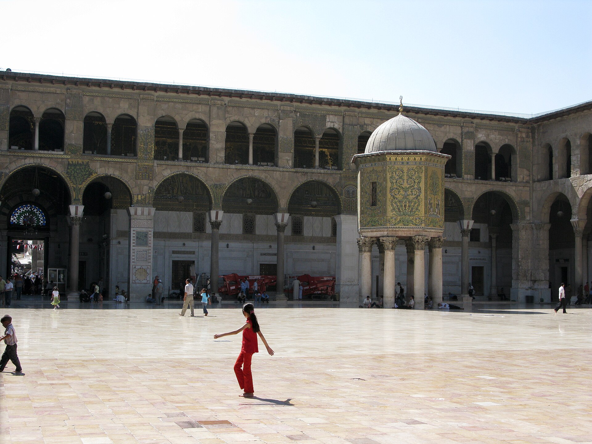 Umayyad Mosque courtyard, Damascus